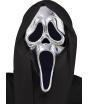 Máscara cromada Plata GhostFace para adulto