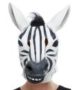 Máscara de Animal Cebra Latex adultos