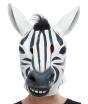 Máscara de Animal Cebra Latex adultos