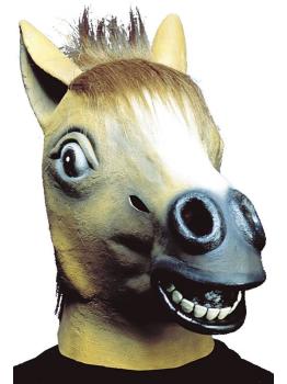 Máscara de Caballo para disfraz con Pelo