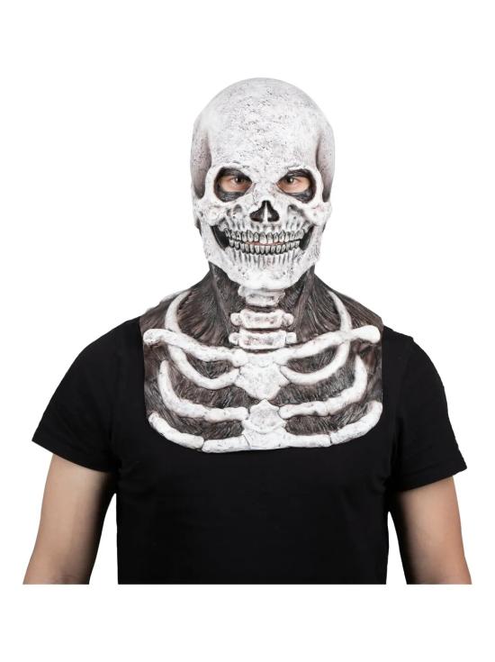 Máscara de Calavera Realista Mr. Bones Ghoulish para Halloween