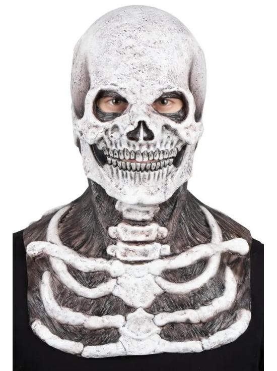 Máscara de Calavera Realista Mr. Bones Ghoulish para Halloween