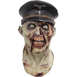 Máscara de Capitán del ejercito zombie para adulto