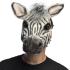 Máscara de Cebra con Pelo para adulto