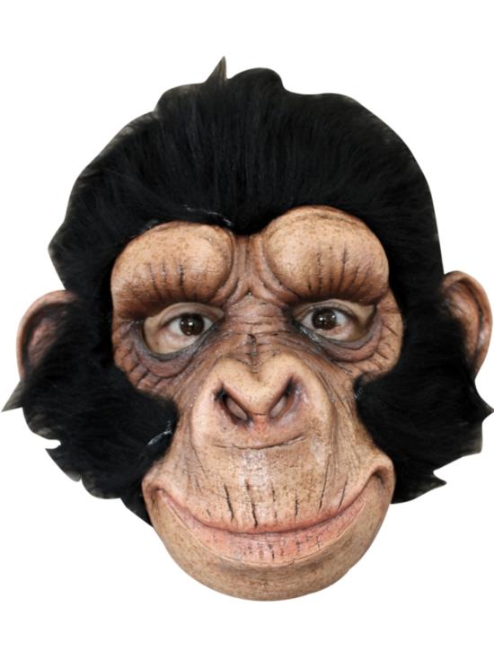 Máscara de Chimpancé George de Látex Realista – Ghoulish Productions