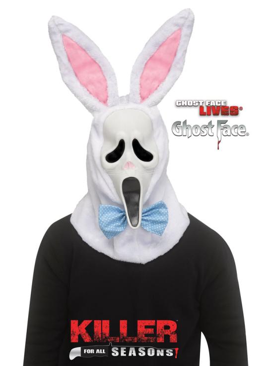 Máscara de Conejito de Pascua Ghost Face – El Terror Más Divertido