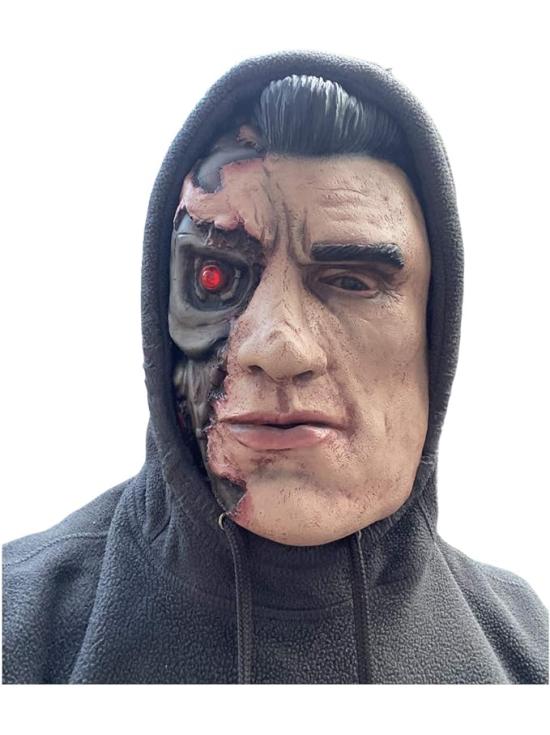 Máscara de cyborg para adulto