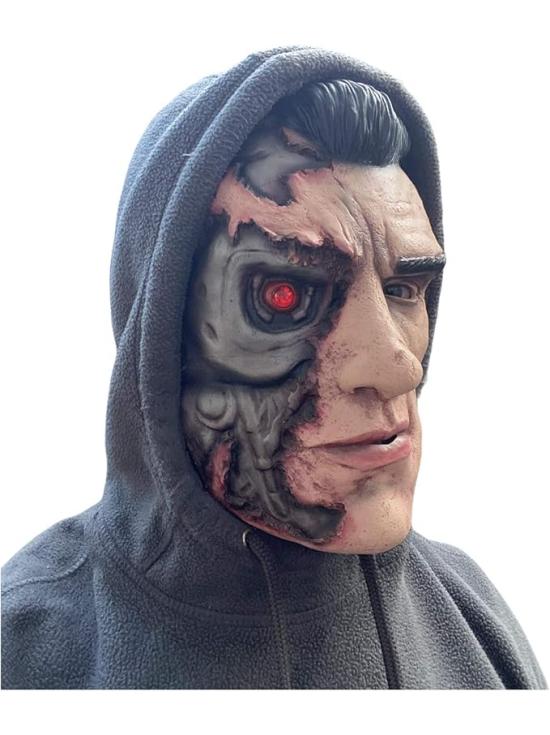 Máscara de cyborg para adulto