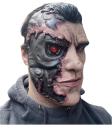 Máscara de cyborg para adulto