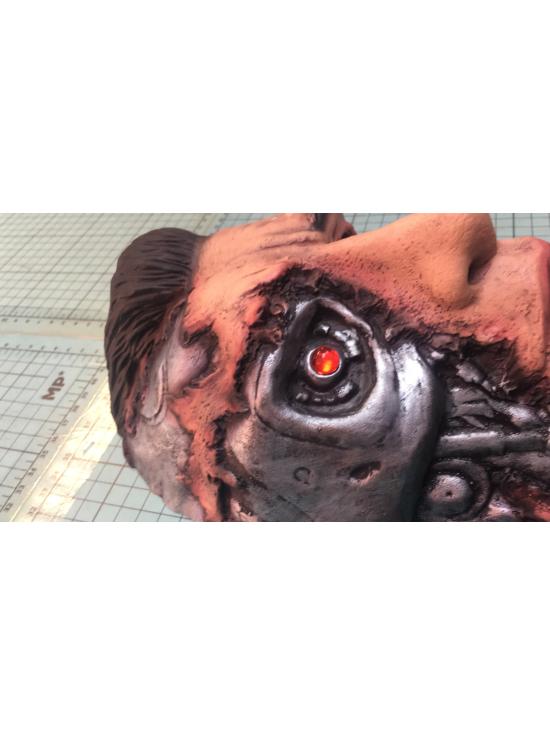 Máscara de cyborg para adulto