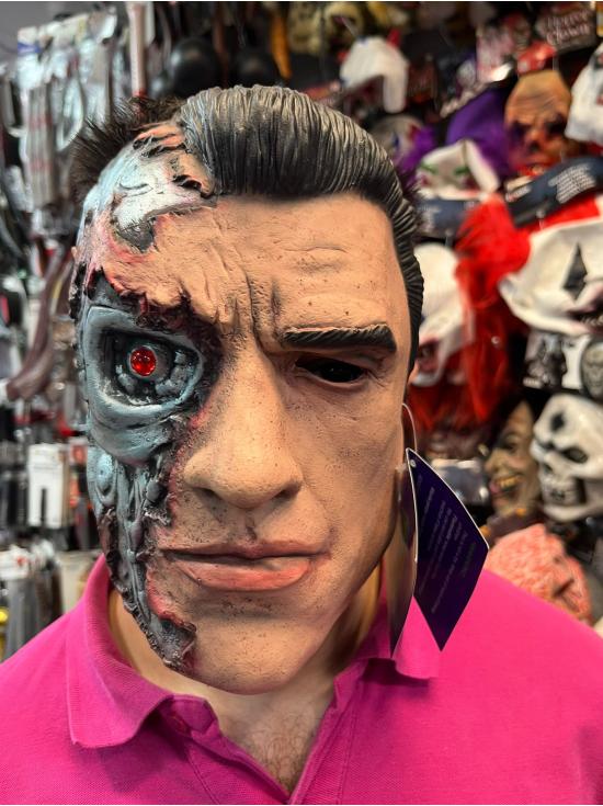 Máscara de cyborg para adulto