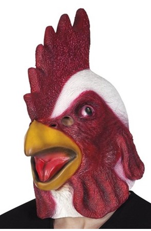 Máscara de Gallo de Corral  adulto.