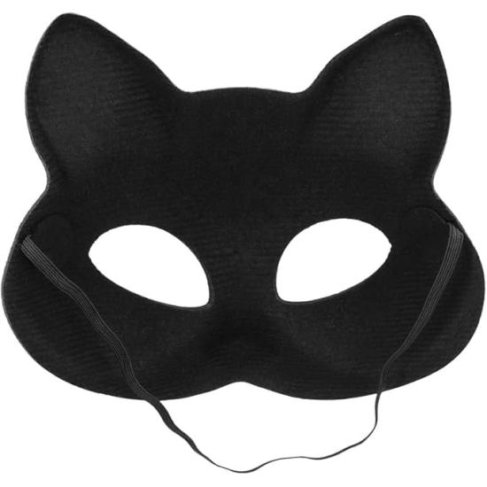 Máscara de Gato Gris Realista para Adultos