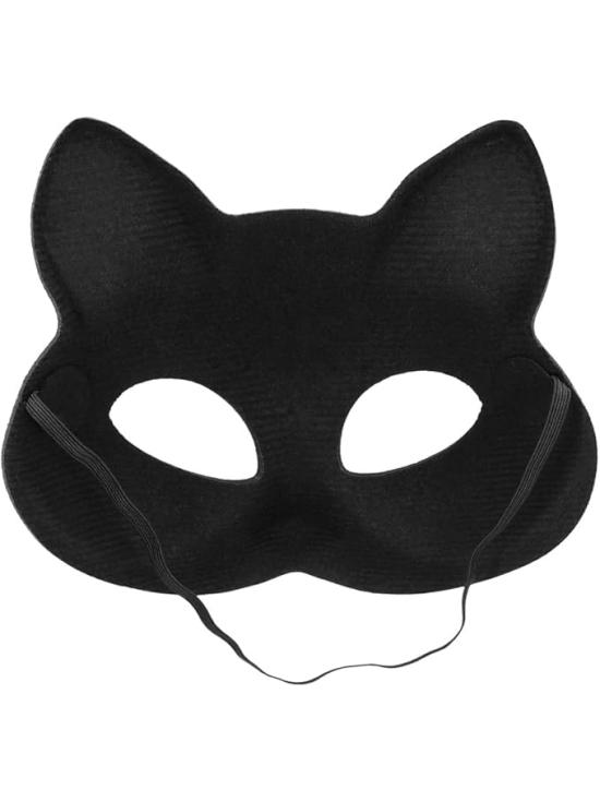 Máscara de Gato Gris Realista para Adultos