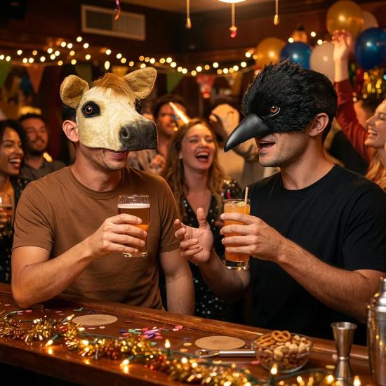 Máscara de caballo realista para adulto