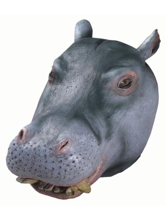 Máscara de hipopótamo deluxe