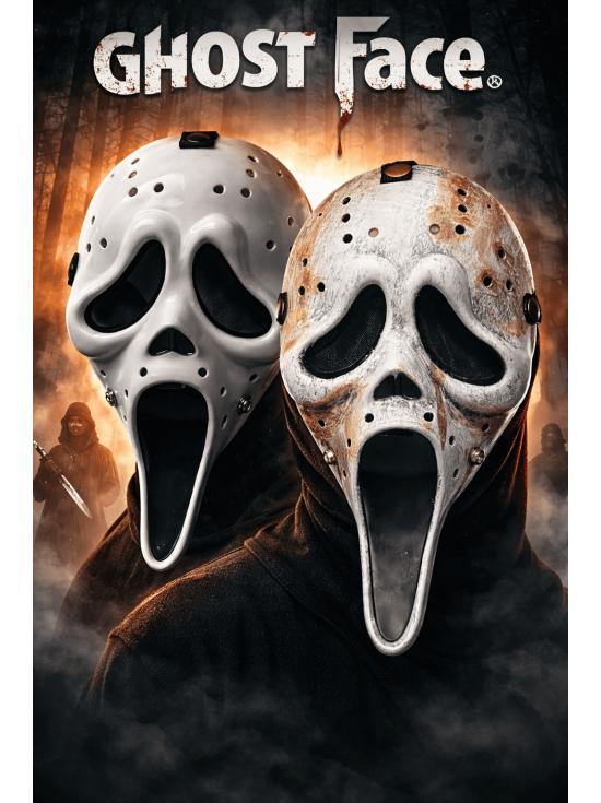 Máscara de hockey Ghost Face 2 surtido