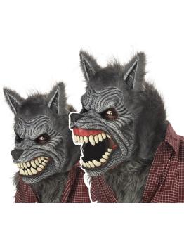 Máscara de Hombre Lobo animada deluxe