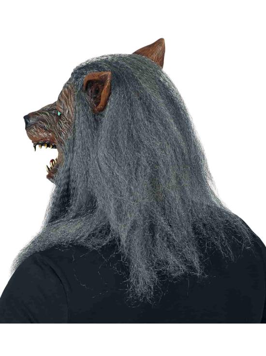 Máscara  Hombre Lobo con Pelo