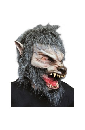 Máscara de hombre lobo en luna llena para adulto.