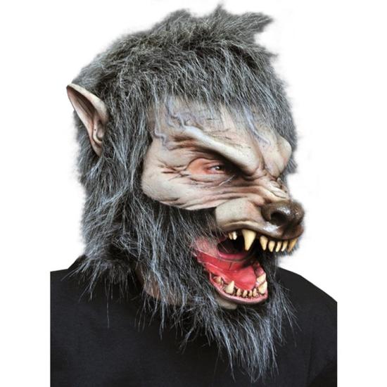 Máscara de hombre lobo en luna llena para adulto. Máscara de hombre lobo en luna llena para adulto.