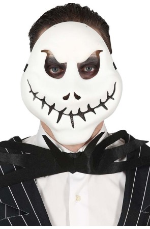 Máscara de Jack Skellington Pesadilla antes de Navidad para adulto