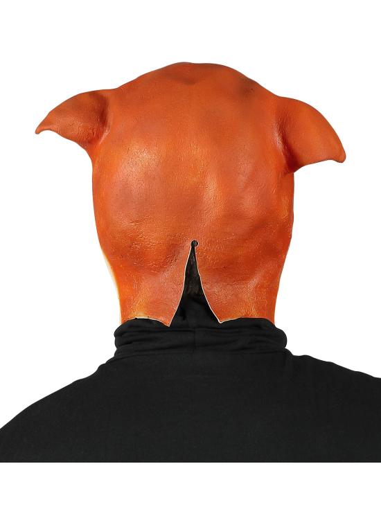 Máscara de látex Bulldog para adultos
