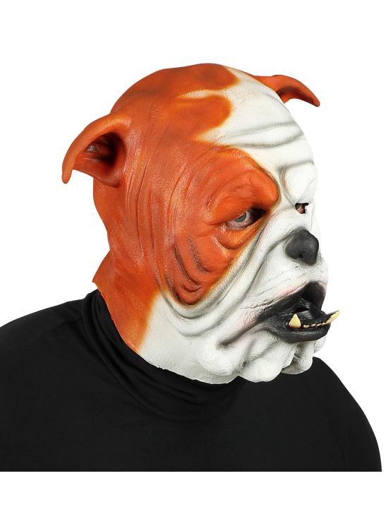 Máscara de látex Bulldog para adultos