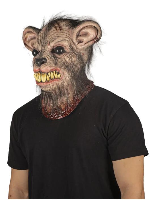 Máscara de Látex Mangy Rat Rata Mutante Ghoulish