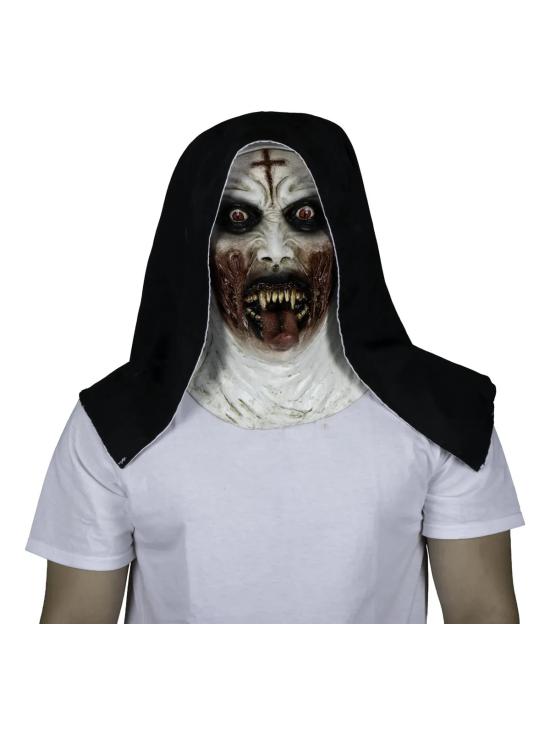 Máscara de Látex Monja Poseída Possessed Nun Ghoulish