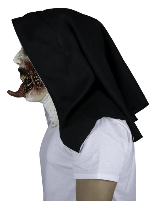 Máscara de Látex Monja Poseída Possessed Nun Ghoulish