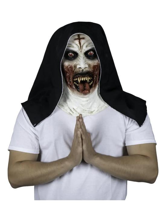 Máscara de Látex Monja Poseída Possessed Nun Ghoulish