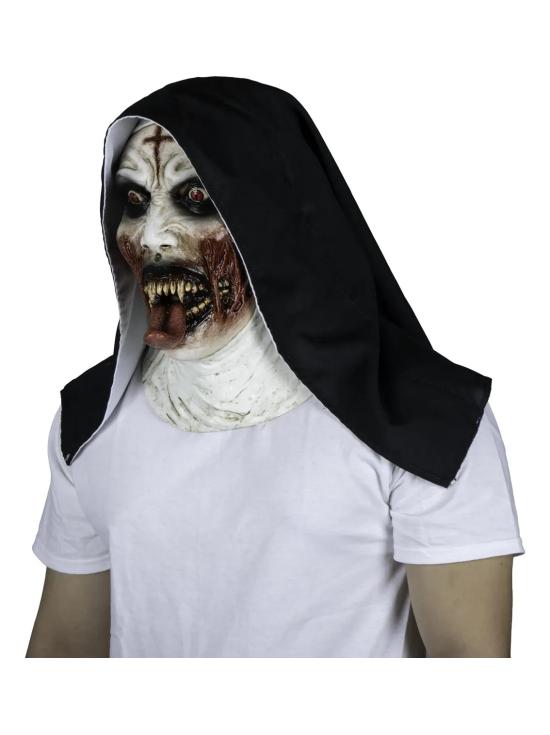 Máscara de Látex Monja Poseída Possessed Nun Ghoulish