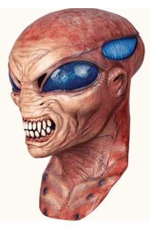 Máscara de lujo de alien - adulto