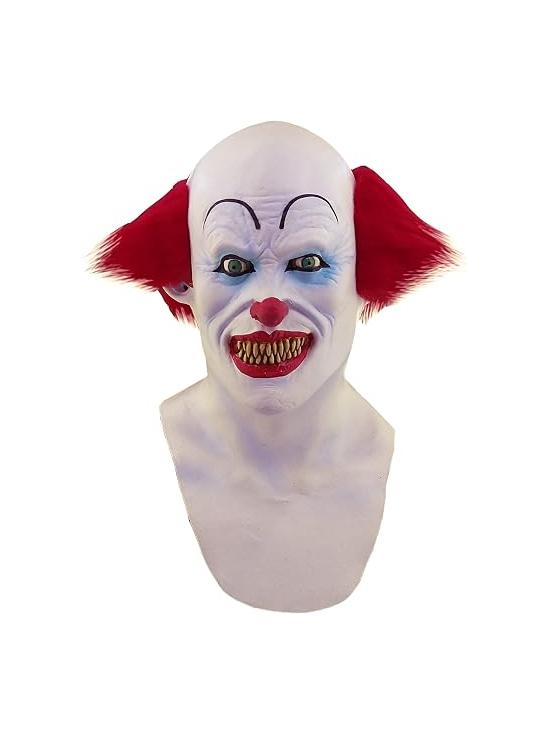 Máscara de Payaso Aterrador Adulto para Halloween