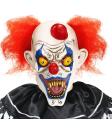 Máscara de payaso con pelo y gorro