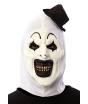 Máscara de Payaso Terrifier con Capucha y Sombrerito Negro