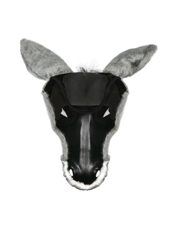 Máscara de Peluche de Burro para Adultos