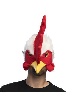 Máscara de Peluche de Gallo para Adultos