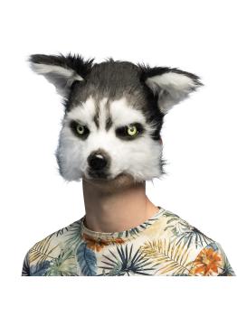 Máscara de Peluche Husky