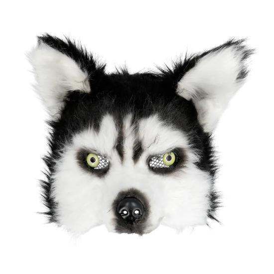 Máscara de Peluche Husky