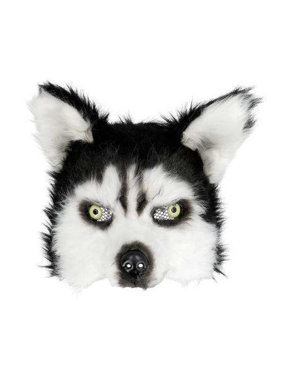 Máscara de Peluche Husky