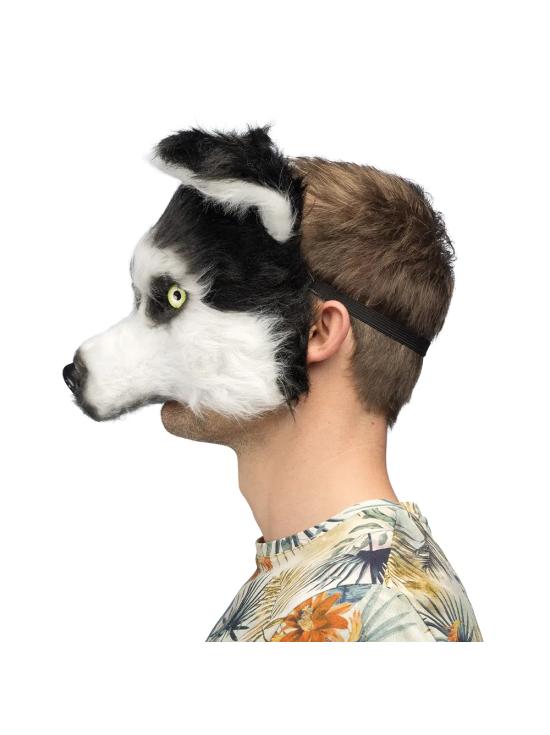 Máscara de Peluche Husky
