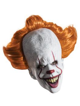 Máscara de Pennywise IT con Pelo para Adulto