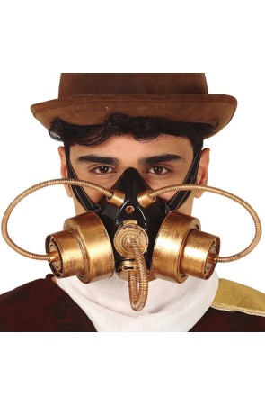 Máscara de Steampunk Tubos adulto