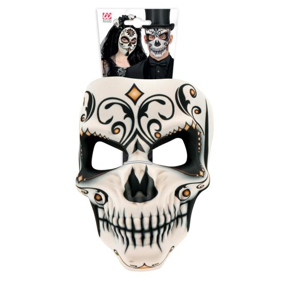 Máscara de Tela Señor Día de los Muertos