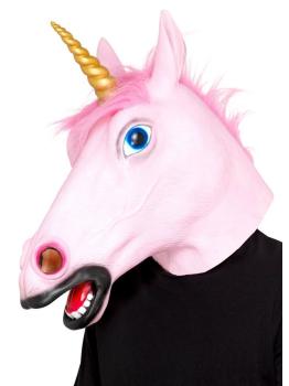 Máscara de Unicornio Rosa