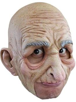 Máscara de Viejo Anciano sin Barbilla para Adulto