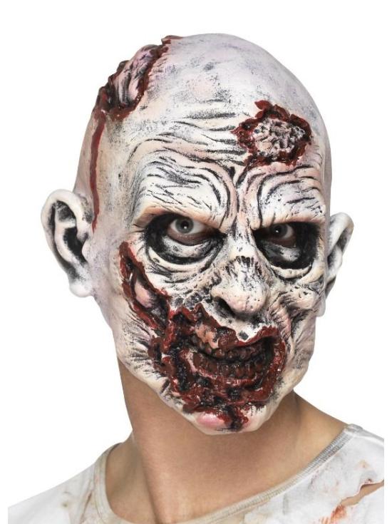 Máscara de zombi, Multicolor,adultos