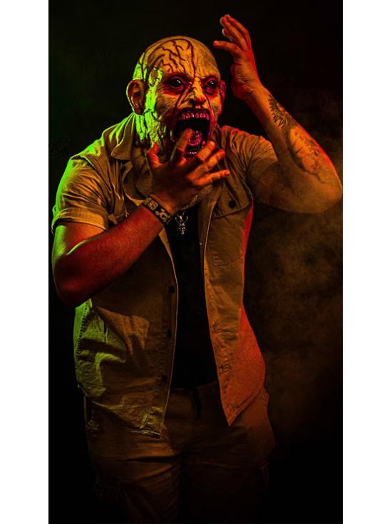 Máscara Zombie Infectado de Látex Ghoulish Productions Adulto